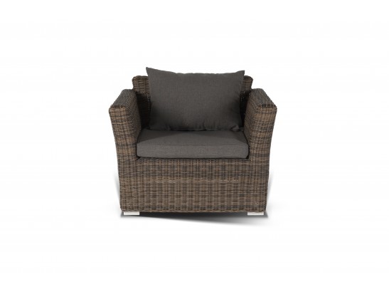 "Капучино Дабл" лаунж-зона из искусственного ротанга, цвет коричневый в Кургане