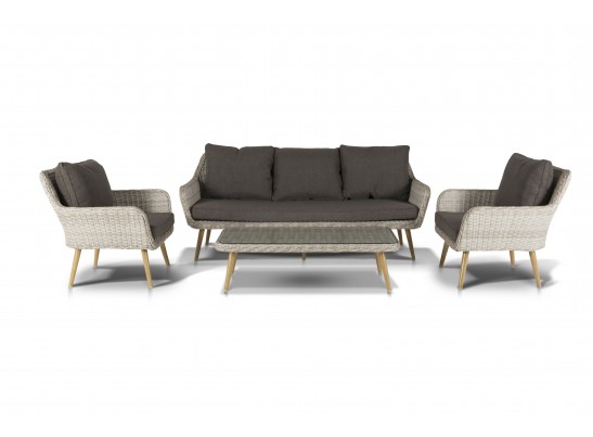 "Прованс" лаунж-зона плетеная из искусственного ротанга, цвет бежевый в Кургане