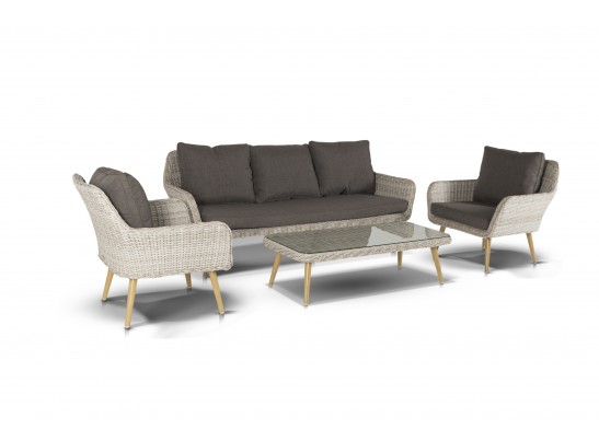 "Прованс" лаунж-зона плетеная из искусственного ротанга, цвет бежевый в Кургане