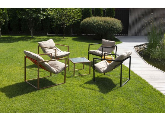 "Лион" кресло садовое, цвет "натуральное дерево" в Кургане