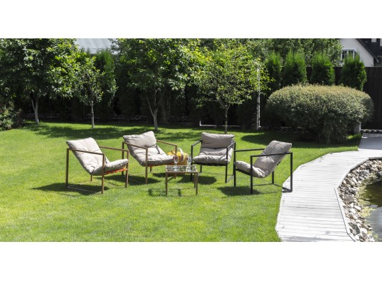 "Лион" кресло садовое, цвет "натуральное дерево" в Кургане