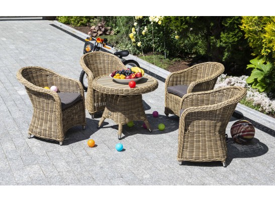 "Равенна" кофейный стол из искусственного ротанга, цвет соломенный в Кургане