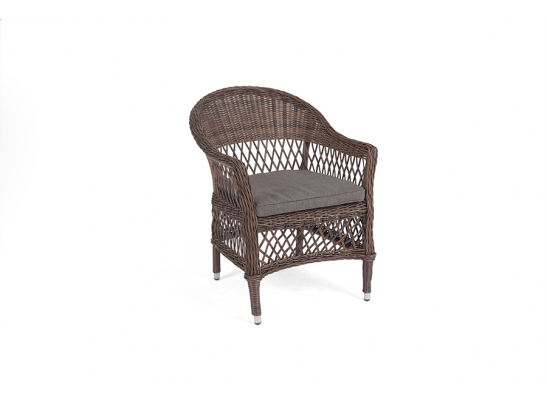 "Сицилия" плетеный стул из искусственного ротанга, цвет коричневый в Кургане