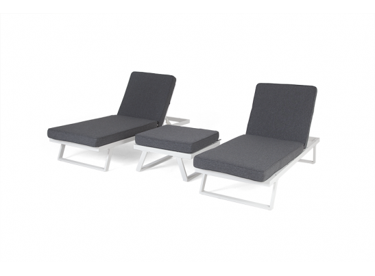 "Альпы" комплект-трансформер садовой мебели из алюминия (угловой диван, столик) с подушками в Кургане