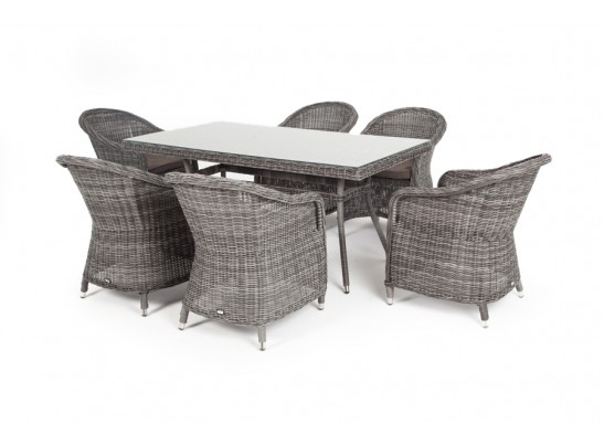 "Эспрессо" обеденная группа плетеная, цвет графит в Кургане