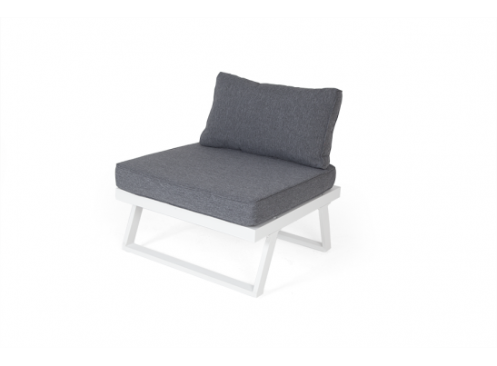 "Альпы" комплект-трансформер садовой мебели из алюминия (угловой диван, столик) с подушками в Кургане