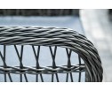"Цесена" обеденная группа плетеная из искусственного ротанга, цвет графит в Кургане