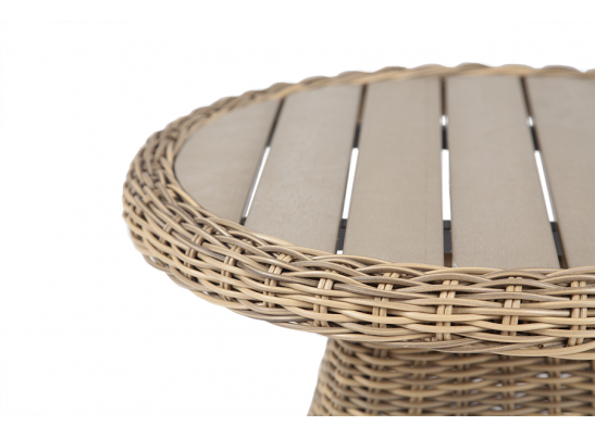 "Равенна" кофейный стол из искусственного ротанга, цвет соломенный в Кургане