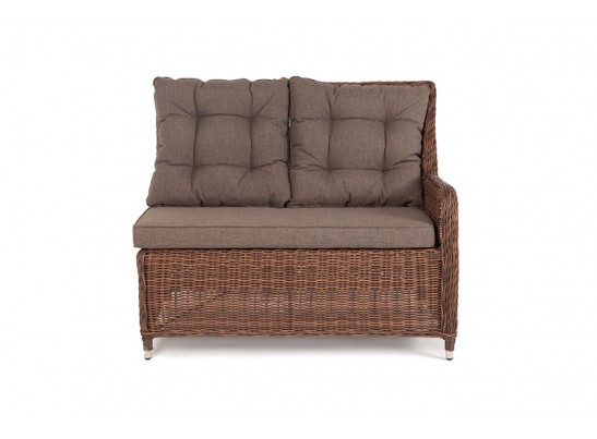 "Бергамо" модульный диван из ротанга, цвет коричневый в Кургане