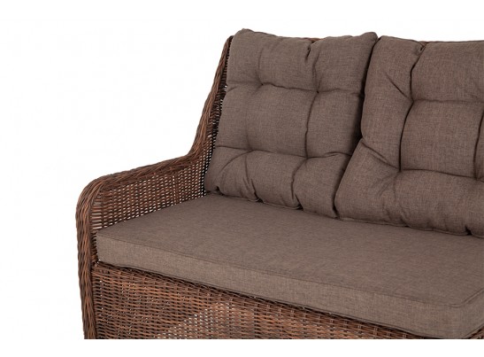 "Бергамо" модульный диван из ротанга, цвет коричневый в Кургане