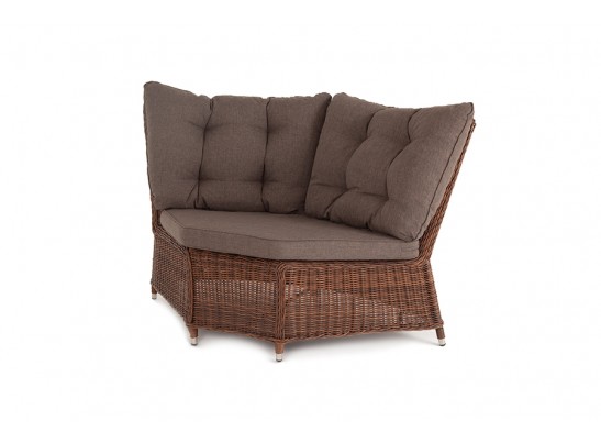 "Бергамо" модульный диван из ротанга, цвет коричневый в Кургане