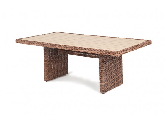 "Бергамо" плетеный обеденный стол, цвет коричневый в Кургане