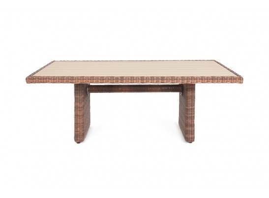 "Бергамо" плетеный обеденный стол, цвет коричневый в Кургане