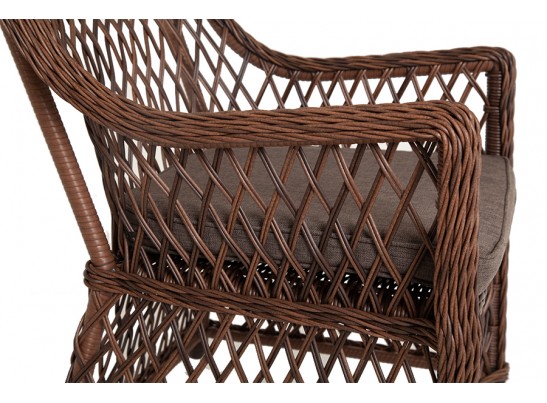 "Латте" плетеное кресло из искусственного ротанга, цвет коричневый в Кургане