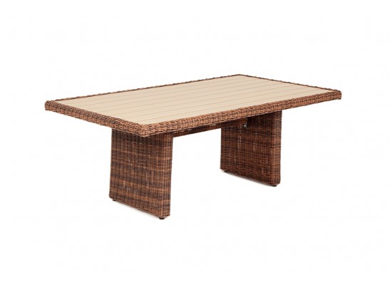 "Бергамо" плетеный обеденный стол, цвет коричневый в Кургане