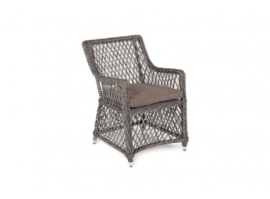 "Латте" плетеное кресло из искусственного ротанга, цвет графит в Кургане