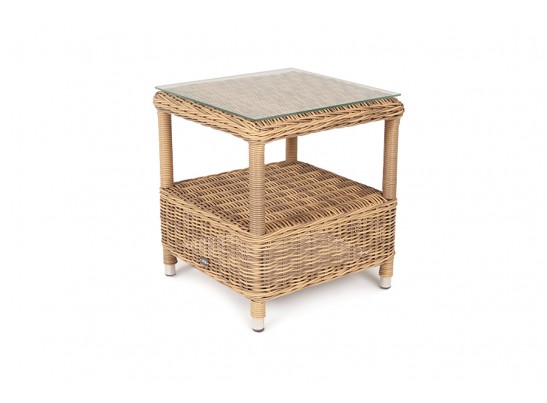 "Форио" столик кофейный из искусственного ротанга, цвет соломенный в Кургане