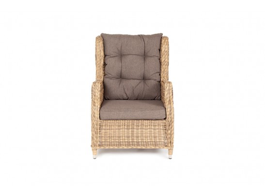 "Форио" кресло раскладное плетеное, цвет соломенный в Кургане