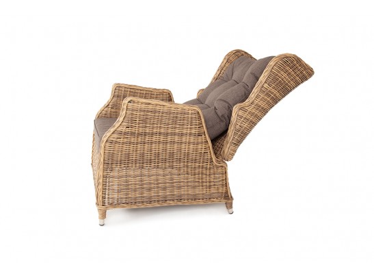 "Форио" кресло раскладное плетеное, цвет соломенный в Кургане