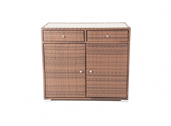 "Мальта" тумба плетеная из искусственного ротанга, цвет коричневый в Кургане