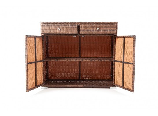 "Мальта" тумба плетеная из искусственного ротанга, цвет коричневый в Кургане