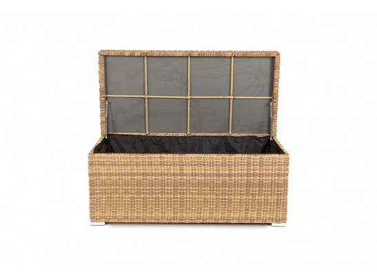 "Порту" сундук водонепроницаемый из искусственного ротанга, цвет соломенный в Кургане