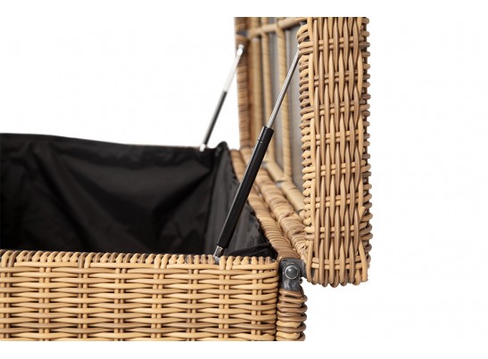 "Порту" сундук водонепроницаемый из искусственного ротанга, цвет соломенный в Кургане