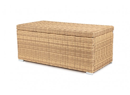 "Порту" сундук водонепроницаемый из искусственного ротанга, цвет соломенный в Кургане