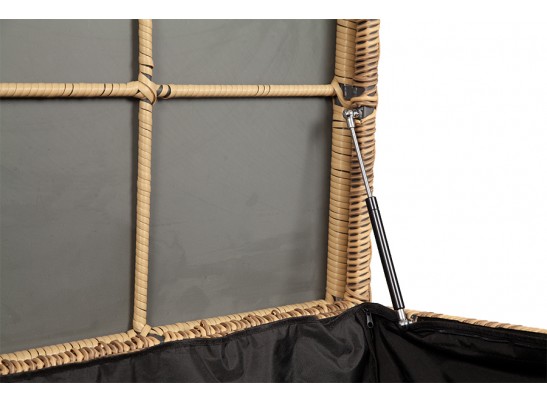 "Порту" сундук водонепроницаемый из искусственного ротанга, цвет соломенный в Кургане