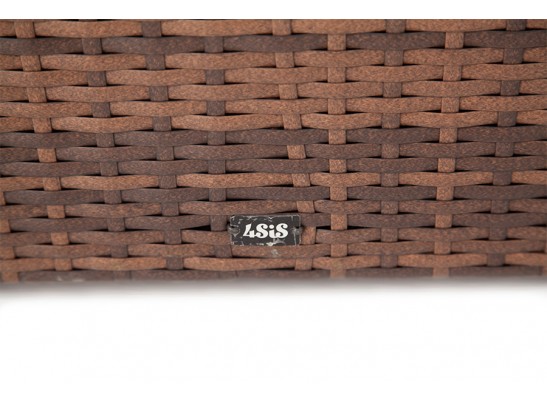 "Порту" сундук водонепроницаемый из искусственного ротанга, цвет коричневый в Кургане