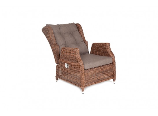 "Форио" кресло раскладное плетеное, цвет коричневый в Кургане