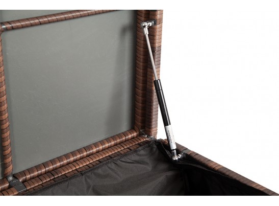 "Порту" сундук водонепроницаемый из искусственного ротанга, цвет коричневый в Кургане