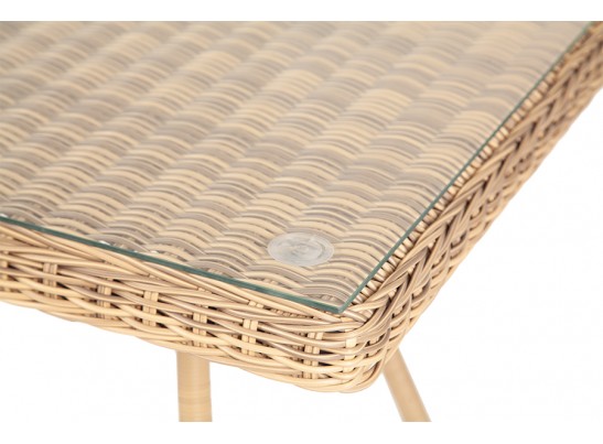 "Айриш" стол плетеный из искусственного ротанга, цвет соломенный в Кургане