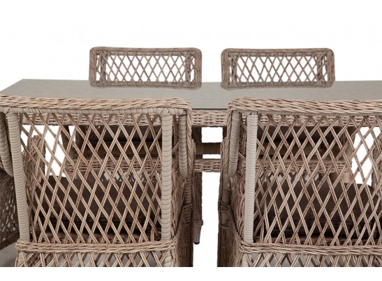 "Латте" обеденная группа плетеная, цвет бежевый в Кургане