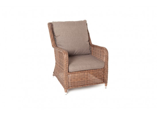 "Гляссе" кресло плетеное из искусственого ротанга, цвет коричневый в Кургане
