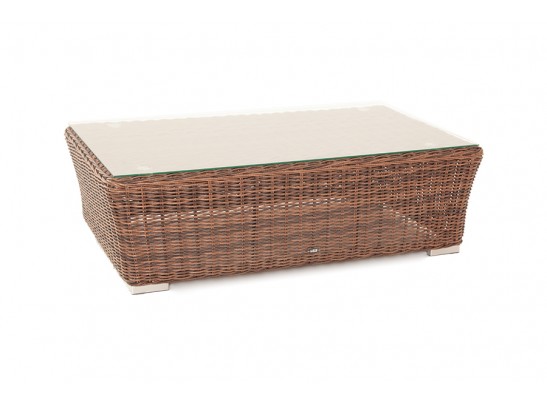 "Капучино" журнальный столик из искусственного ротанга, цвет коричневый в Кургане