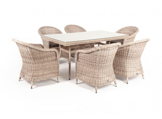 "Эспрессо" обеденная группа плетеная, цвет бежевый в Кургане