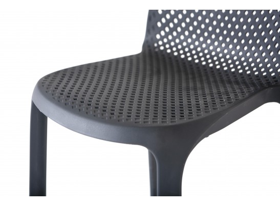 "Севилья" барный стул из пластика, цвет темно-серый в Кургане