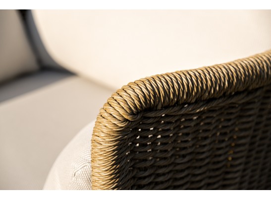 "Аликанте" лаунж-зона из искусственного ротанга, цвет соломенный в Кургане