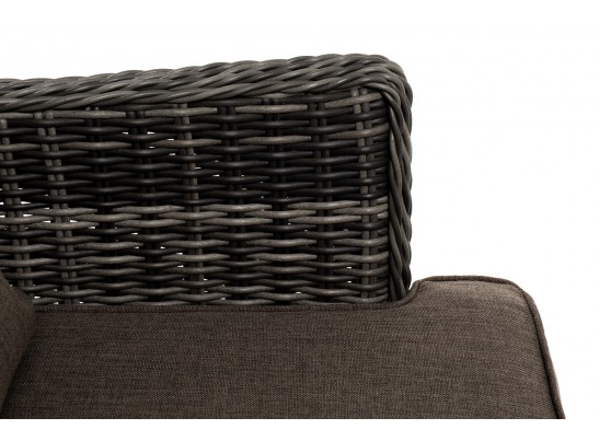 "Алиса" кофейный комплект из искусственного ротанга, цвет графит в Кургане