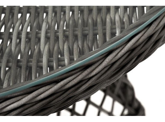 "Алиса" кофейный комплект из искусственного ротанга, цвет графит в Кургане