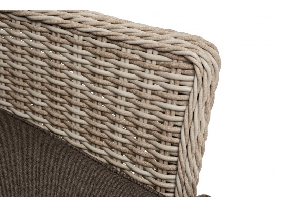 "Алиса" кресло плетеное, цвет бежевый с подушками в Кургане