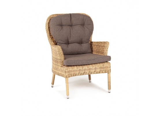 "Алиса" кресло плетеное, цвет соломенный в Кургане