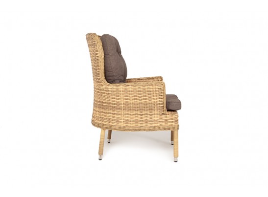 "Алиса" кресло плетеное, цвет соломенный в Кургане