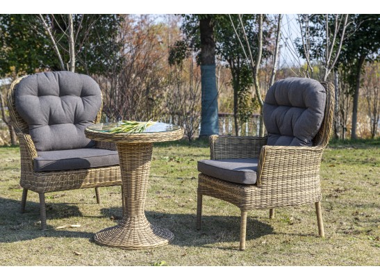 "Алиса" кресло плетеное, цвет соломенный в Кургане