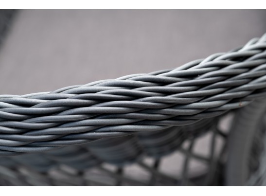 "Амароне" обеденная группа из искусственного ротанга на 6 персон, цвет графит в Кургане