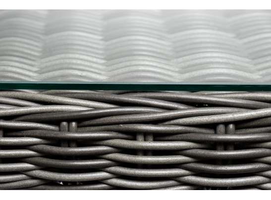 "Амароне" обеденная группа из искусственного ротанга на 6 персон, цвет графит в Кургане