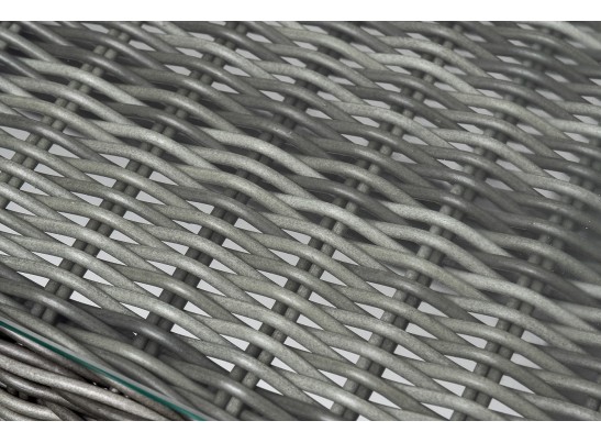 "Амароне" обеденная группа из искусственного ротанга на 6 персон, цвет графит в Кургане