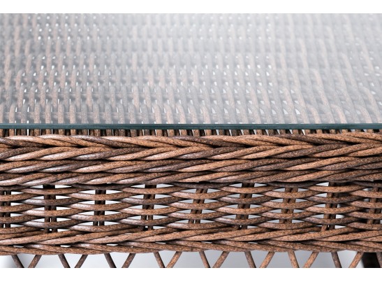 "Асти" лаунж-зона из искусственного ротанга на 4 персоны, цвет коричневый в Кургане