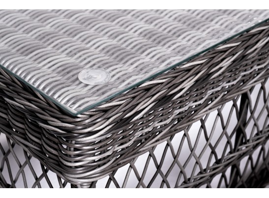 "Асти" лаунж-зона из искусственного ротанга на 6 персоны, цвет графит в Кургане